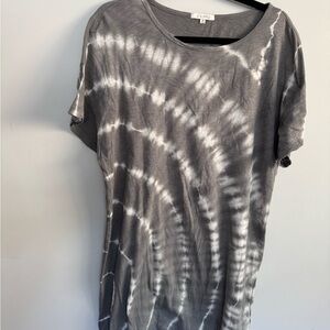 Z Supply Gray Tie-Dye Women's Dress
